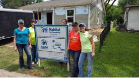 Ladies of Huston Give Back – Our Ladies Wire a Habitat for Humanity House