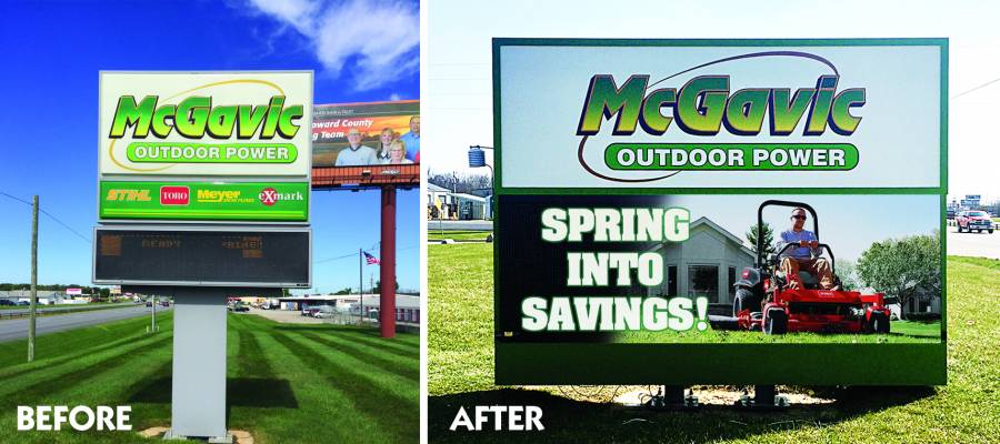 Huston Case Study | McGavic Outdoor Power Electronic Message Center Upgrade