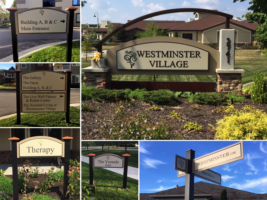 Westminster Village Receives New Signage