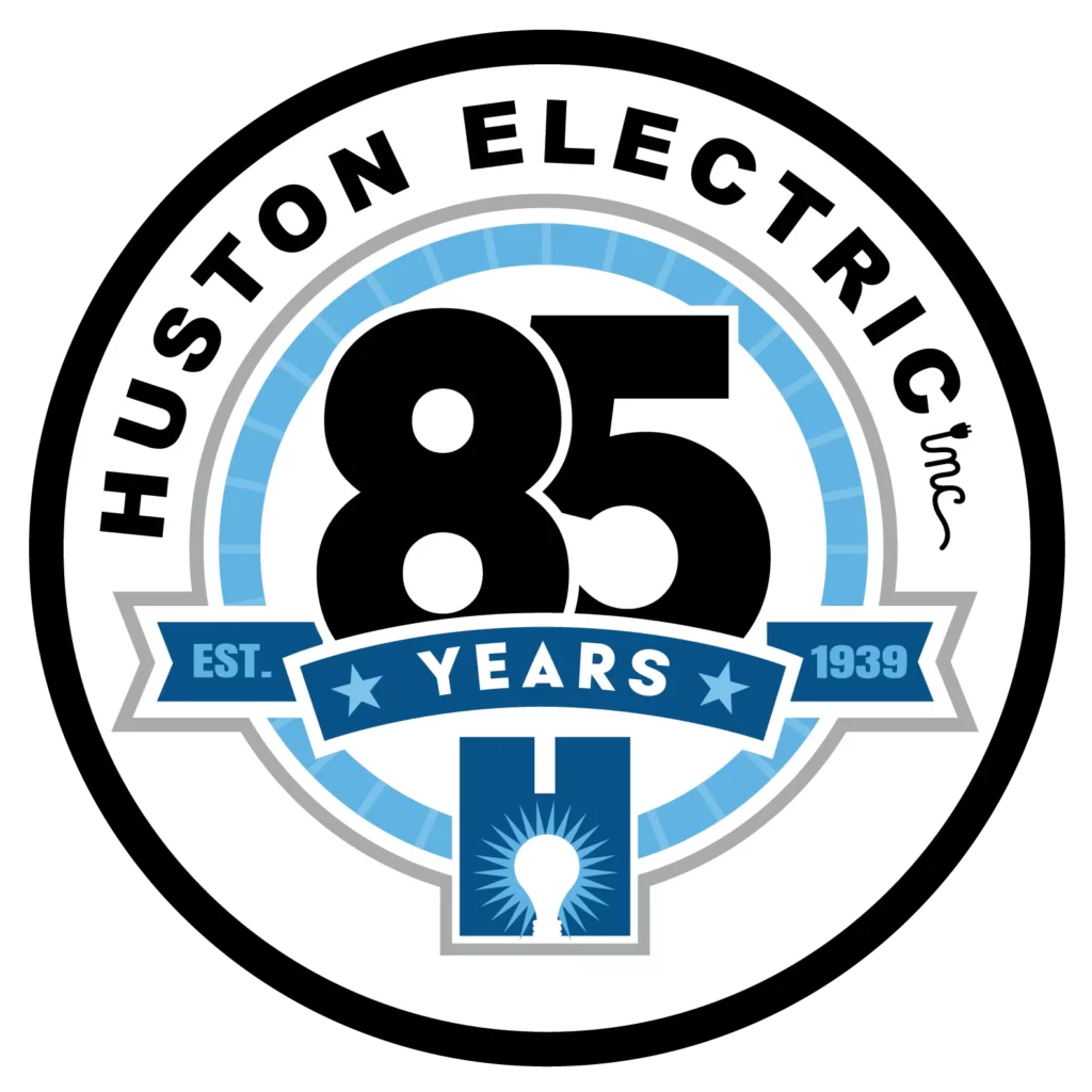Huston 85 Year logo
